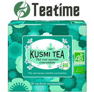 Thé vert menthe concombre